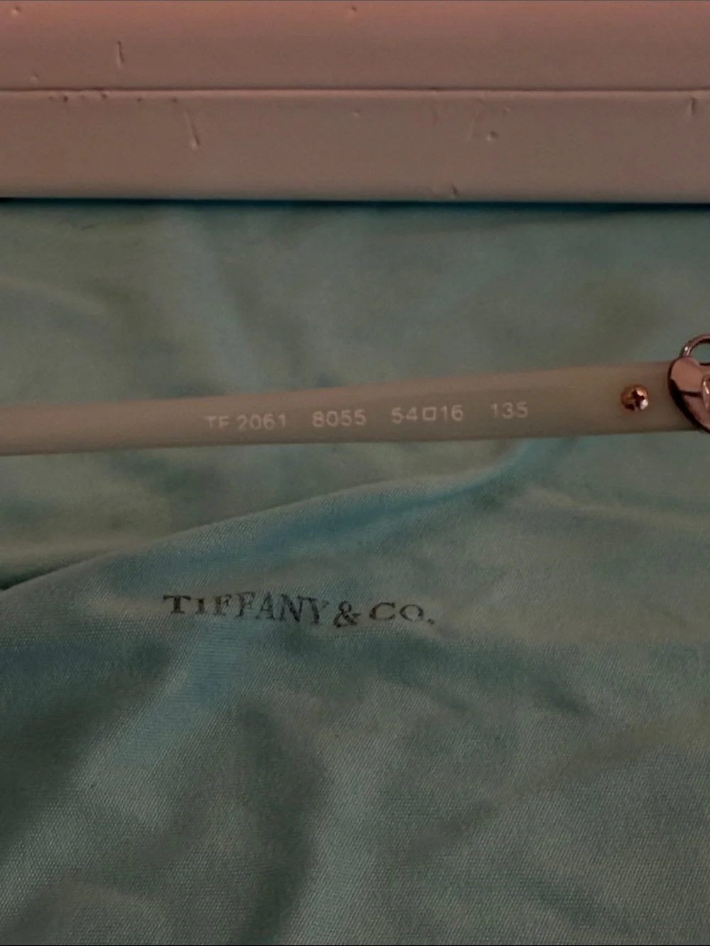 Tiffany & Co. Full-Rim Square/Rectangle Shape with White Case